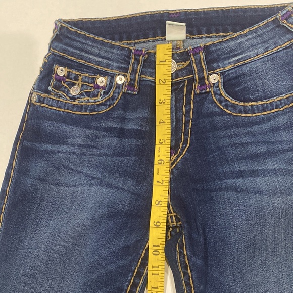 True Religion Women’s Blue Denim Jeans Jenny Curvy Flip Skinny Jeans. SIZE 25 - Picture 13 of 16
